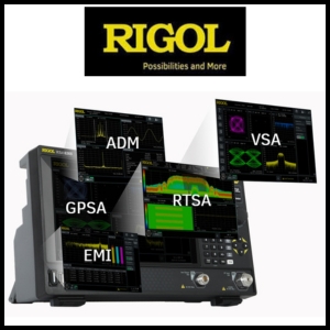 RIGOL Offers Advanced Real-Time Spectrum Analyzers with 5 kHz–26.5 GHz Range & 200 MHz Bandwidth