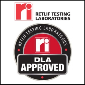 Retlif Testing Laboratories Approved by Defense Logistics Agency as Certified Testing Facility