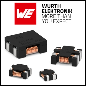 Würth Elektronik Offers Space-Saving Common-Mode Data Line Filters for High-Current EMC Applications