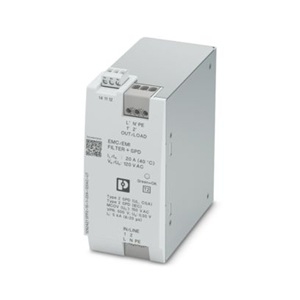 <p>Single-Phase DIN-Rail EMC Filter rated at 12-250 VAC</p>